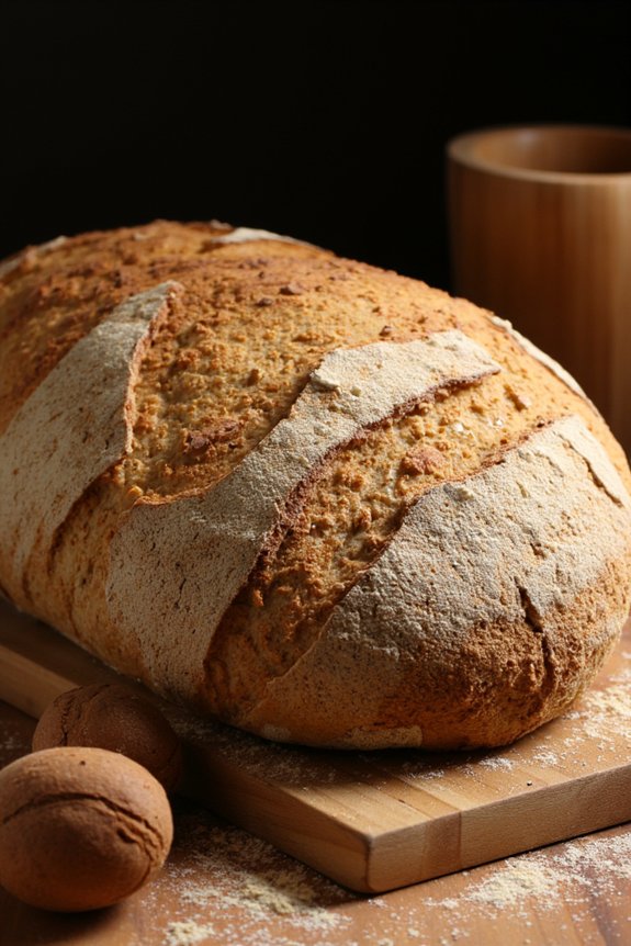 rustic tuscan salt free bread