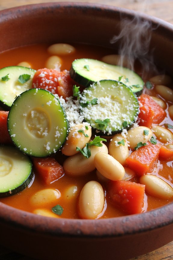 rustic tuscan vegetable bean stew