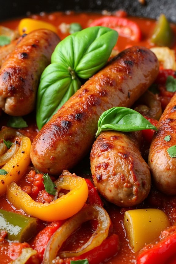 satisfying italian sausage dish