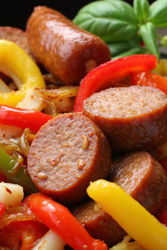 satisfying italian sausage dish
