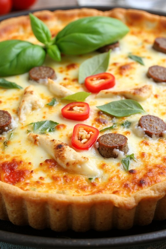 sausage and pepper frittata