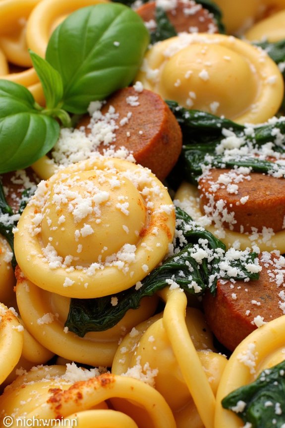 sausage spinach tortellini recipe