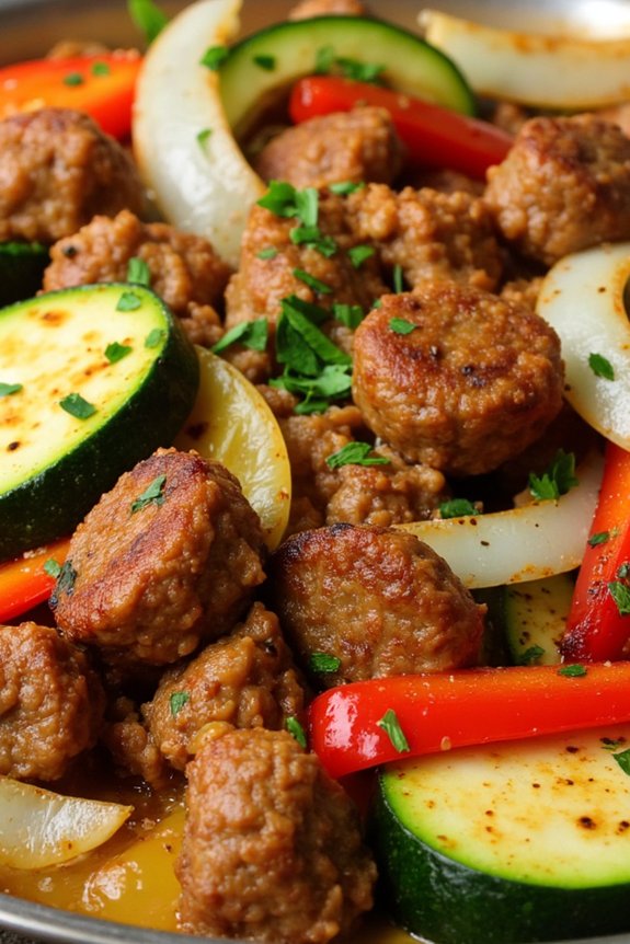 sausage zucchini stir fry recipe