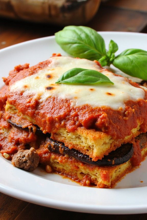 savory beef eggplant layers