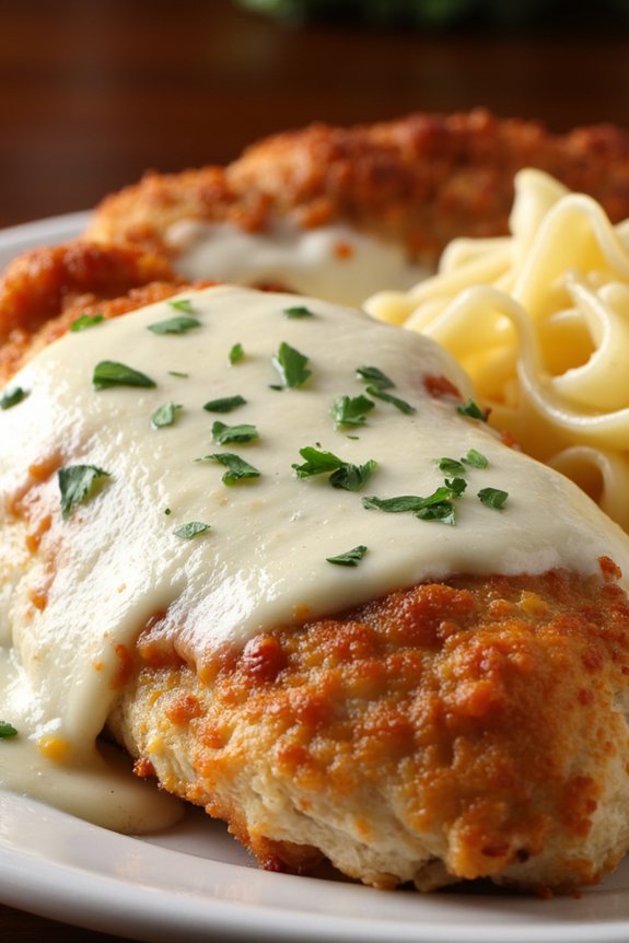 savory chicken alfredo bake