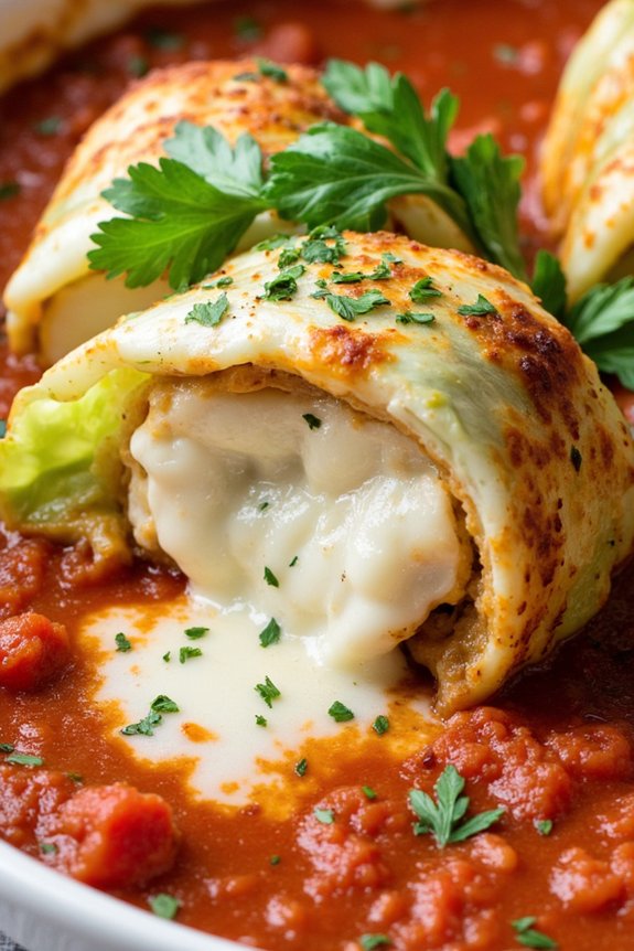 savory italian cabbage rolls
