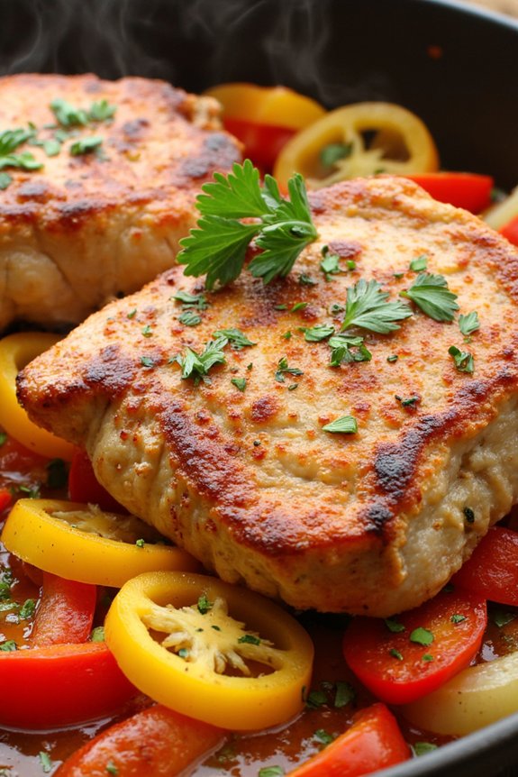 savory italian pork chops