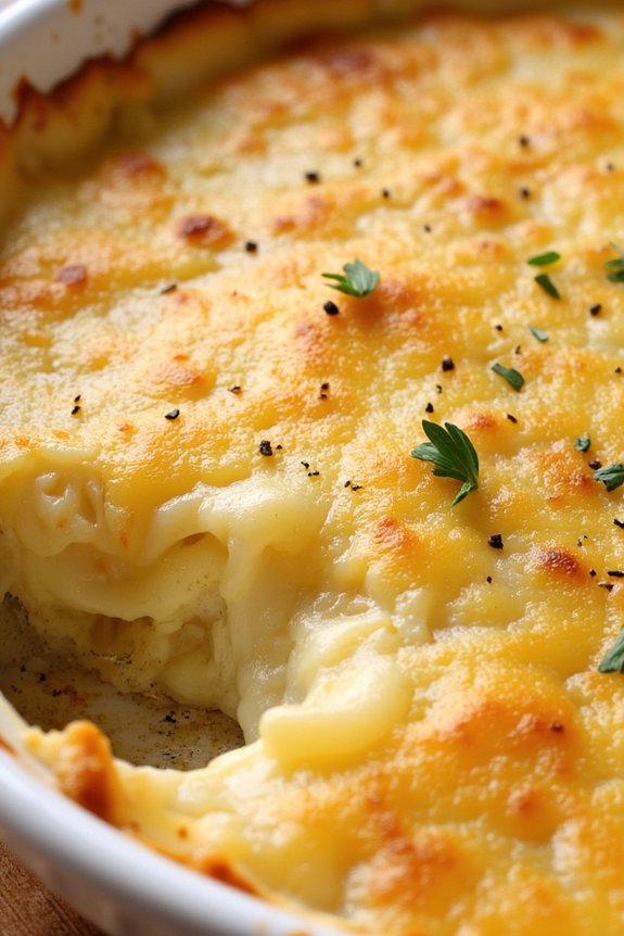 savory italian potato gratin
