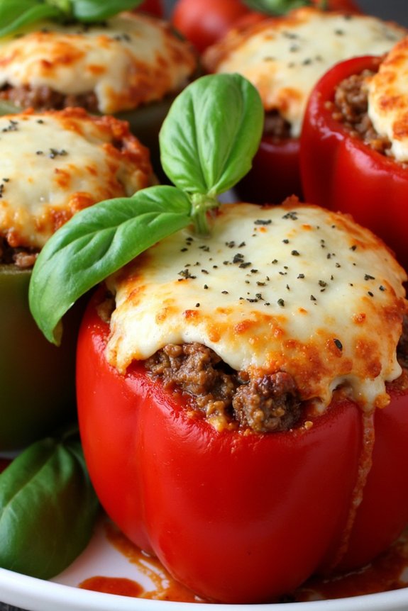 savory italian stuffed peppers