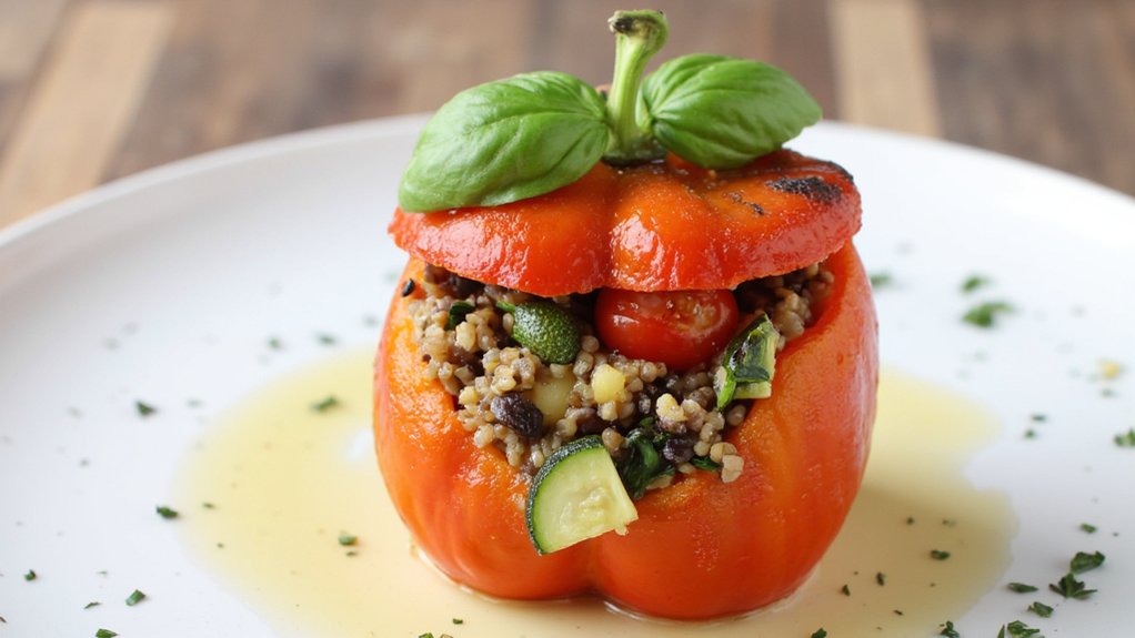 savory italian stuffed peppers