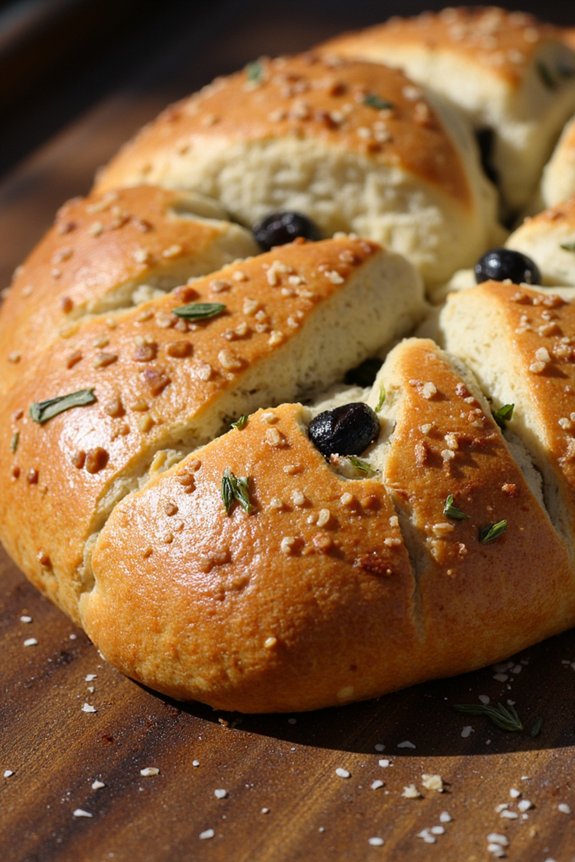 savory mediterranean herb bread