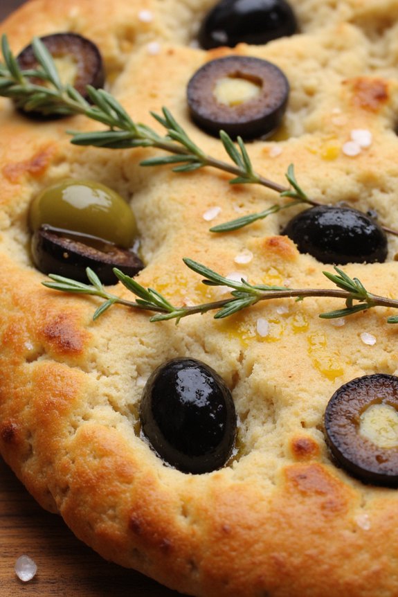 savory olive thyme focaccia