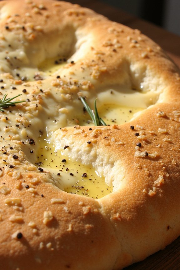 savory parmesan black pepper focaccia