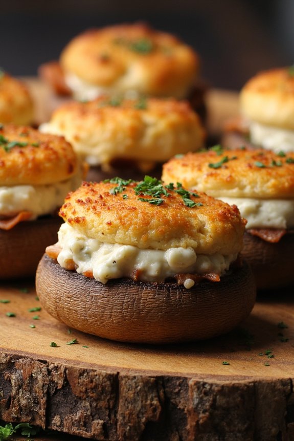 savory stuffed mushrooms recipe