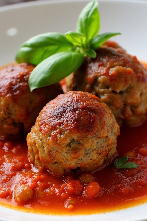 savory tuscan meatball delight