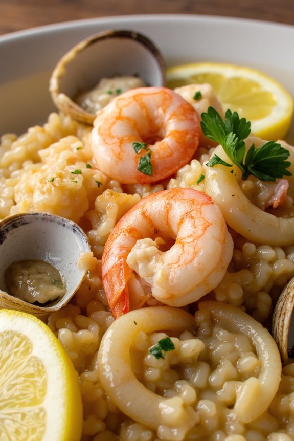 seafood creamy risotto delight