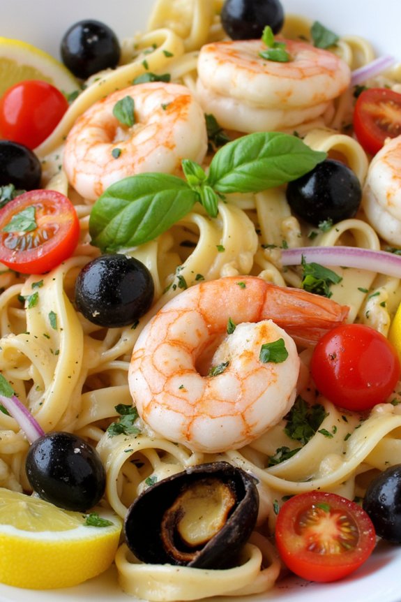 seafood pasta salad delight