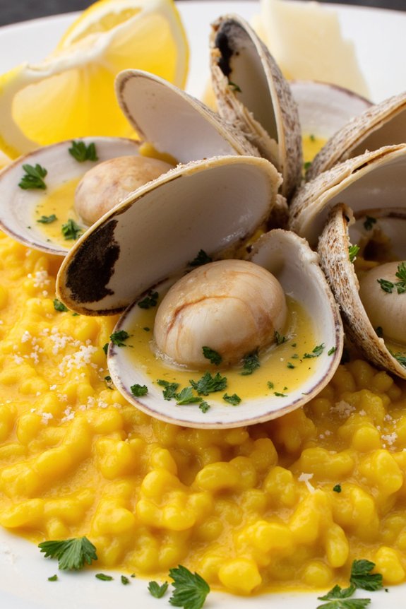 seafood saffron risotto delight