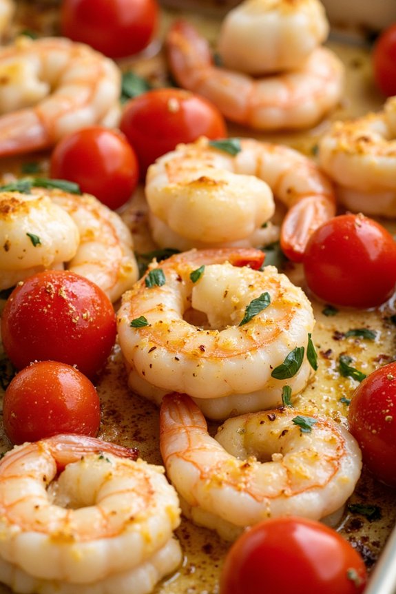 sheet pan shrimp scampi