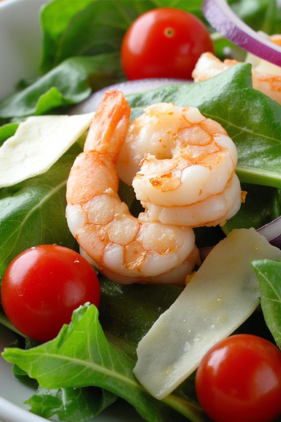 shrimp arugula salad recipe