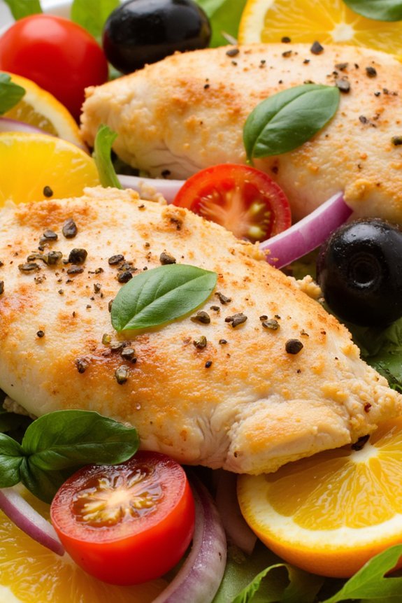 sicilian chicken salad delight