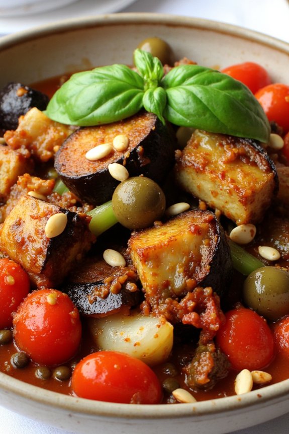 sicilian eggplant caponata recipe
