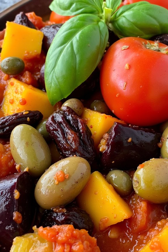 sicilian eggplant caponata stew