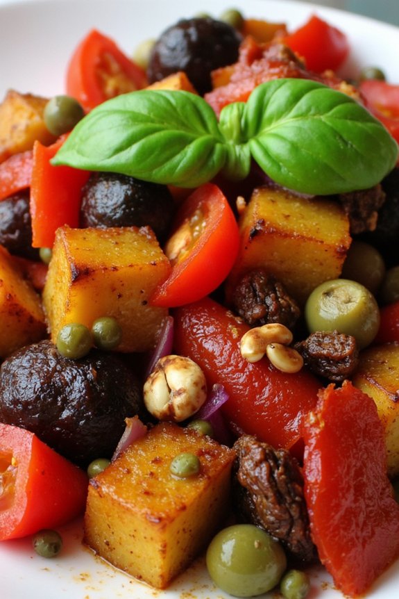 sicilian eggplant sweet sour dish