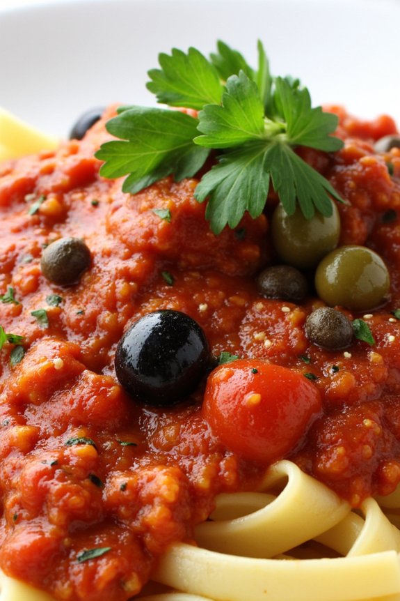 sicilian marinara with olives