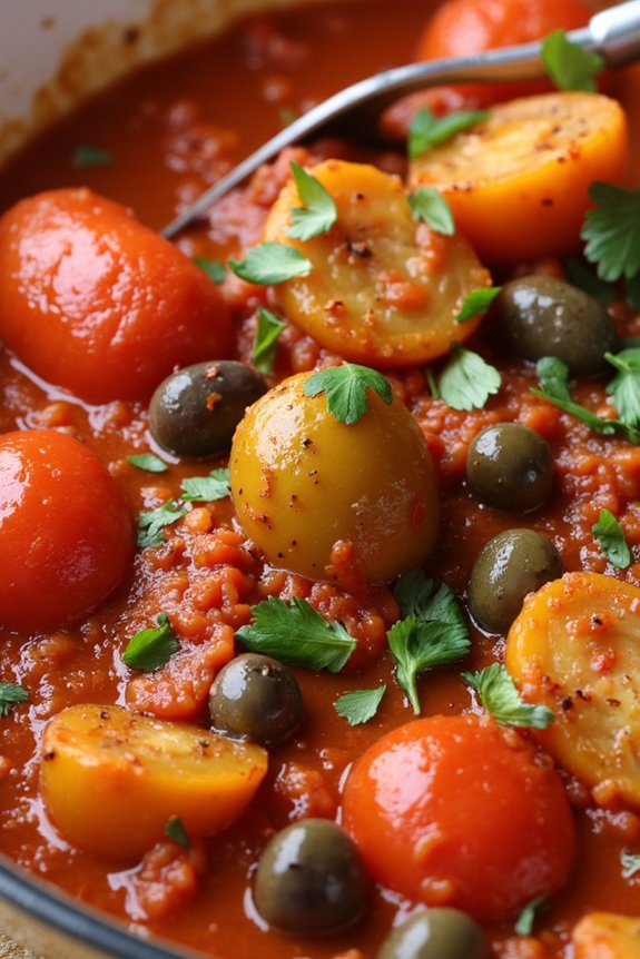 sicilian marinara with olives