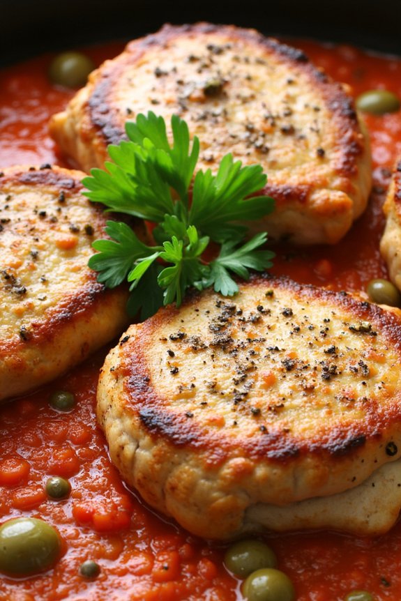 sicilian style pork chops recipe
