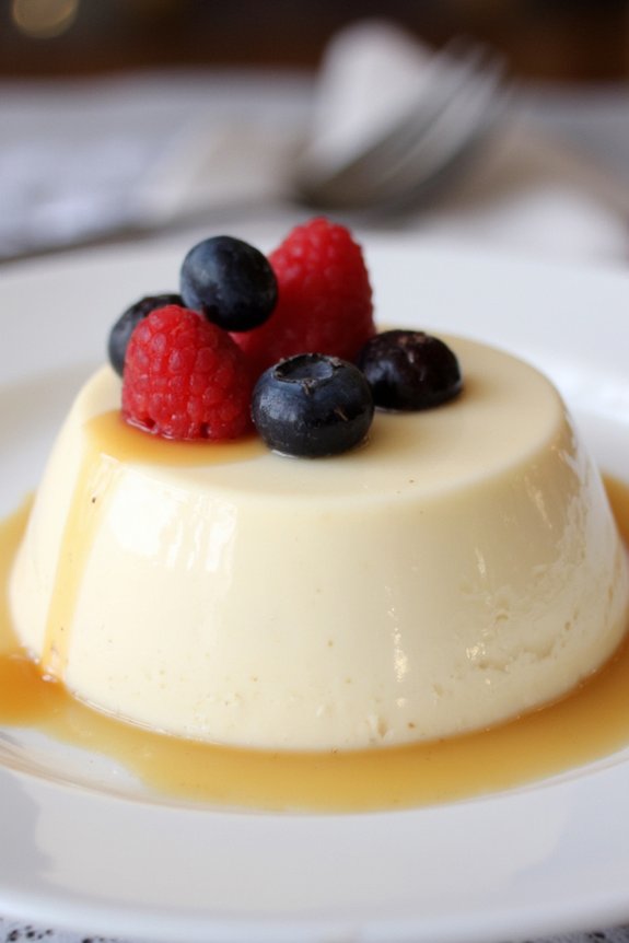 silky vanilla bean dessert