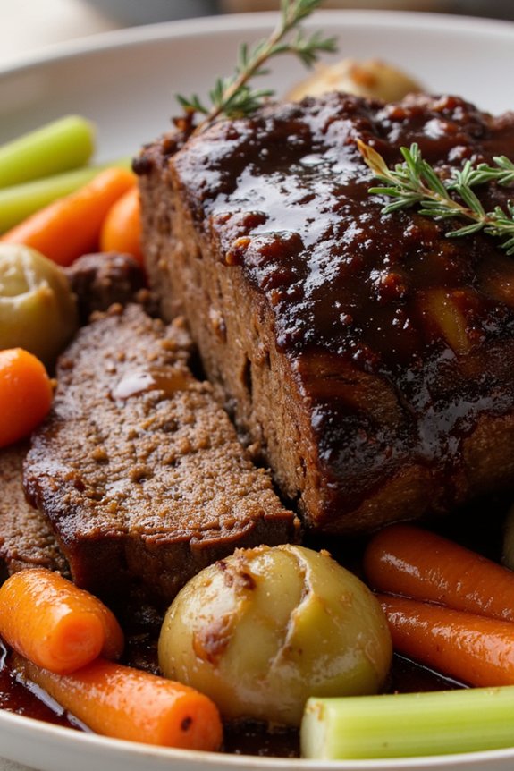 slow cooked balsamic beef delight