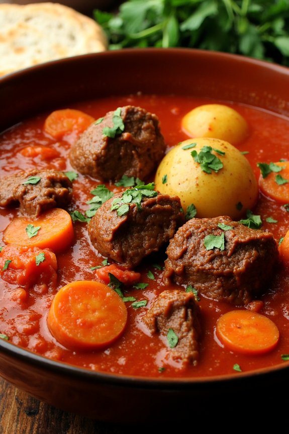 spicy calabrian beef stew
