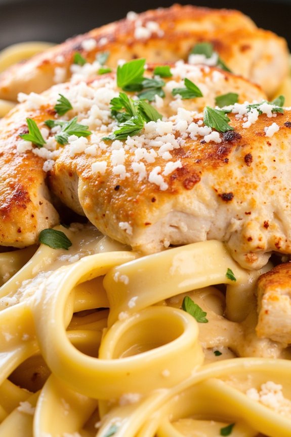 spicy creamy chicken pasta