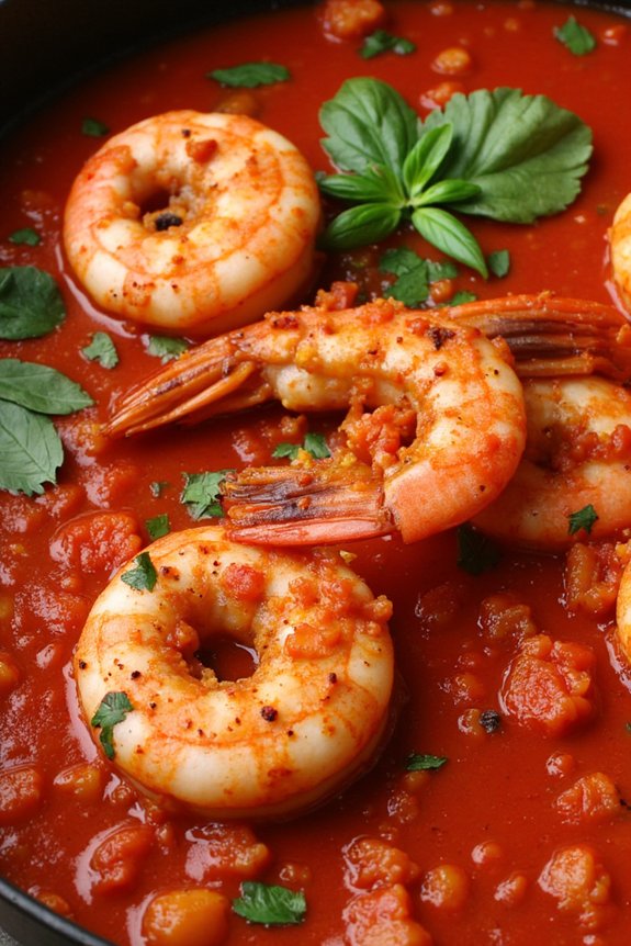 spicy italian american seafood sauce