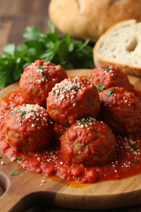 spicy italian meatball delight