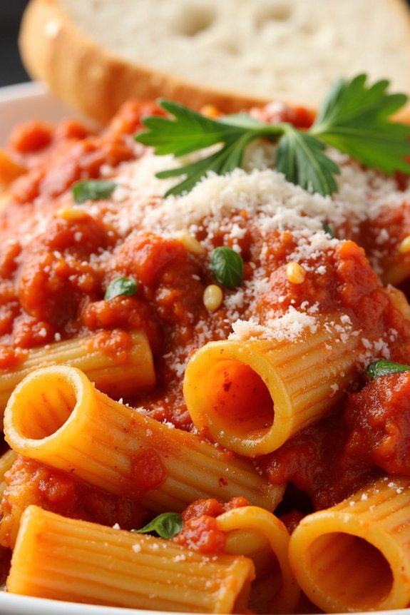spicy italian pasta dish