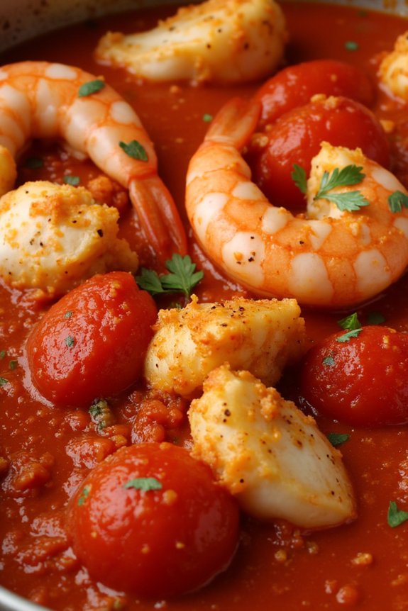 spicy italian seafood sauce