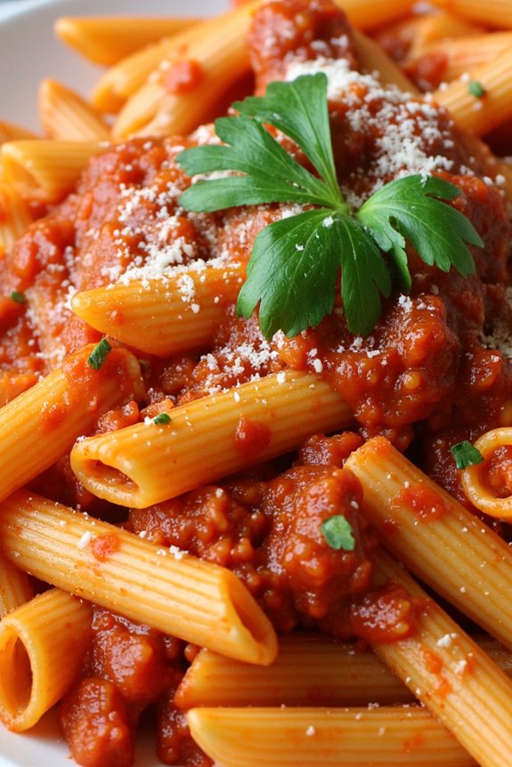 spicy italian tomato sauce