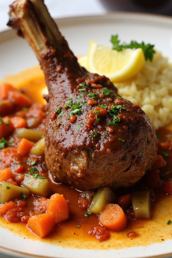 spicy italian veal shanks