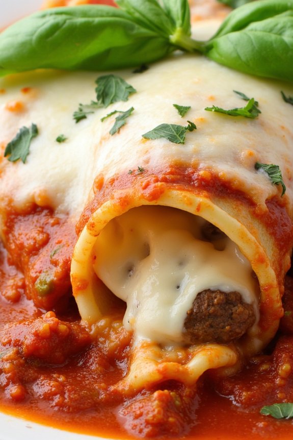 spicy sausage filled pasta dish