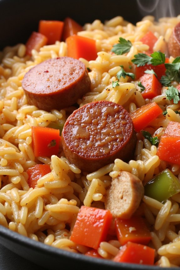 spicy sausage jambalaya recipe