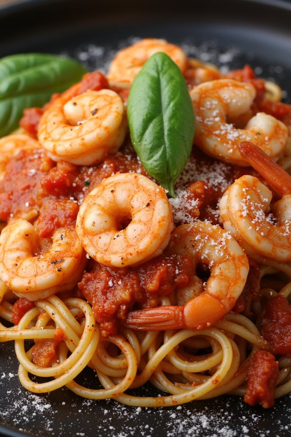 spicy shrimp in tomato sauce