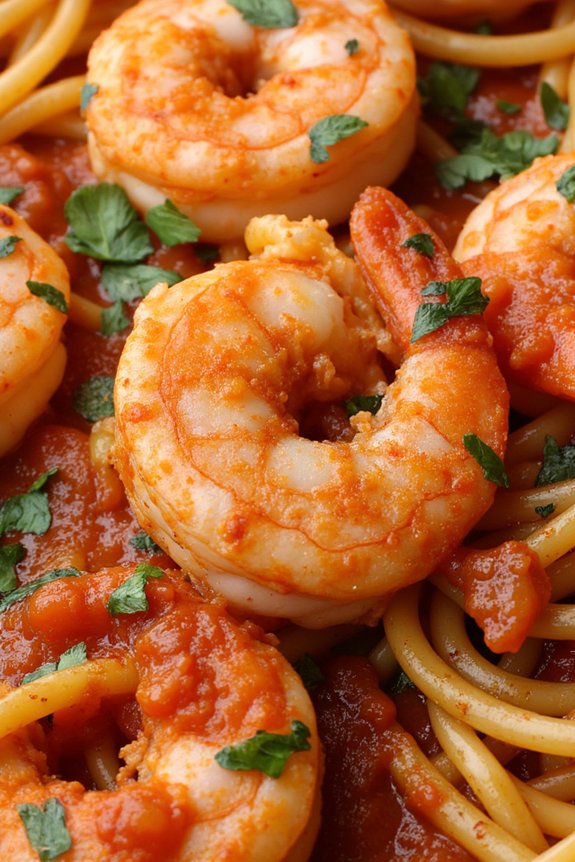 spicy shrimp pasta delight