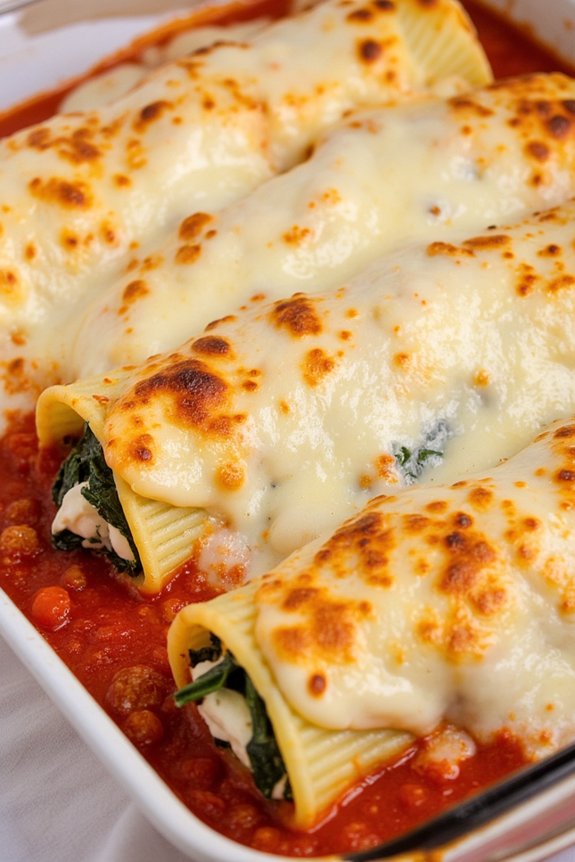 spinach ricotta cannelloni recipe