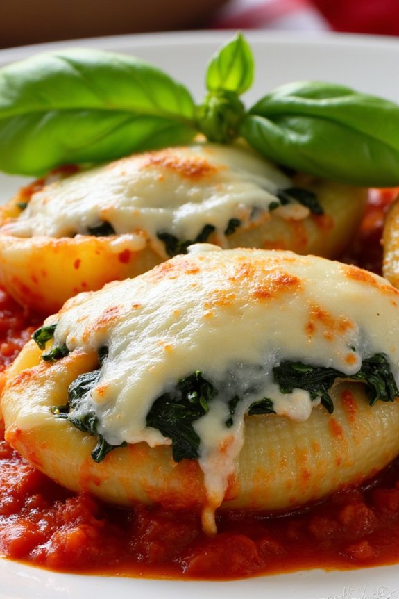 spinach ricotta pasta delight