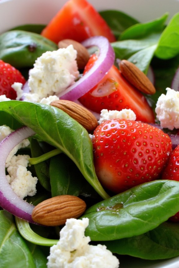 spinach strawberry salad recipe