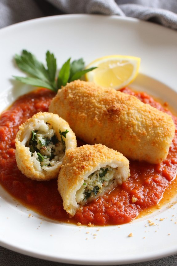 stuffed squid with flavorful stuffing