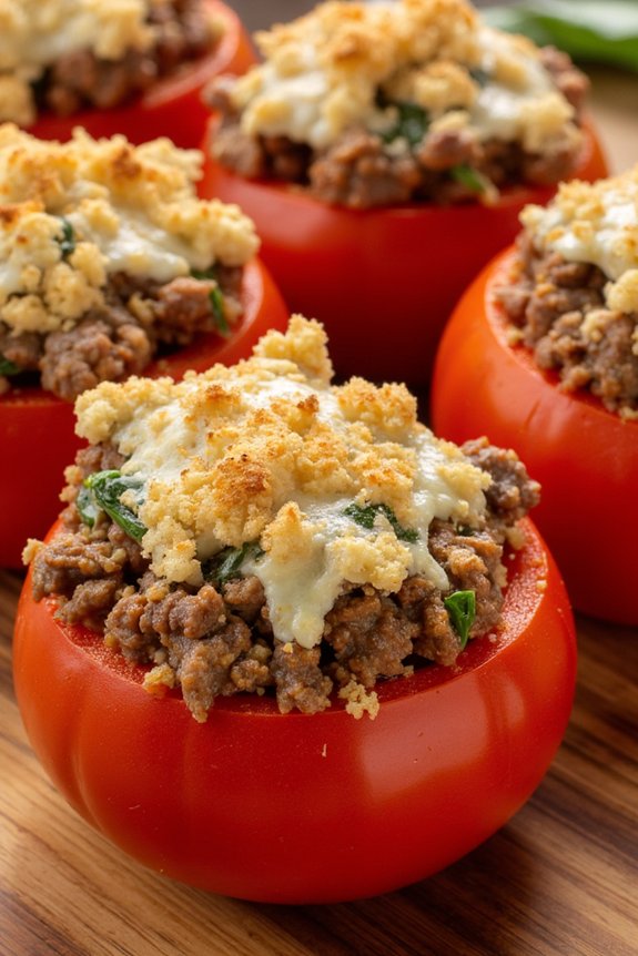 stuffed tomatoes with sausage